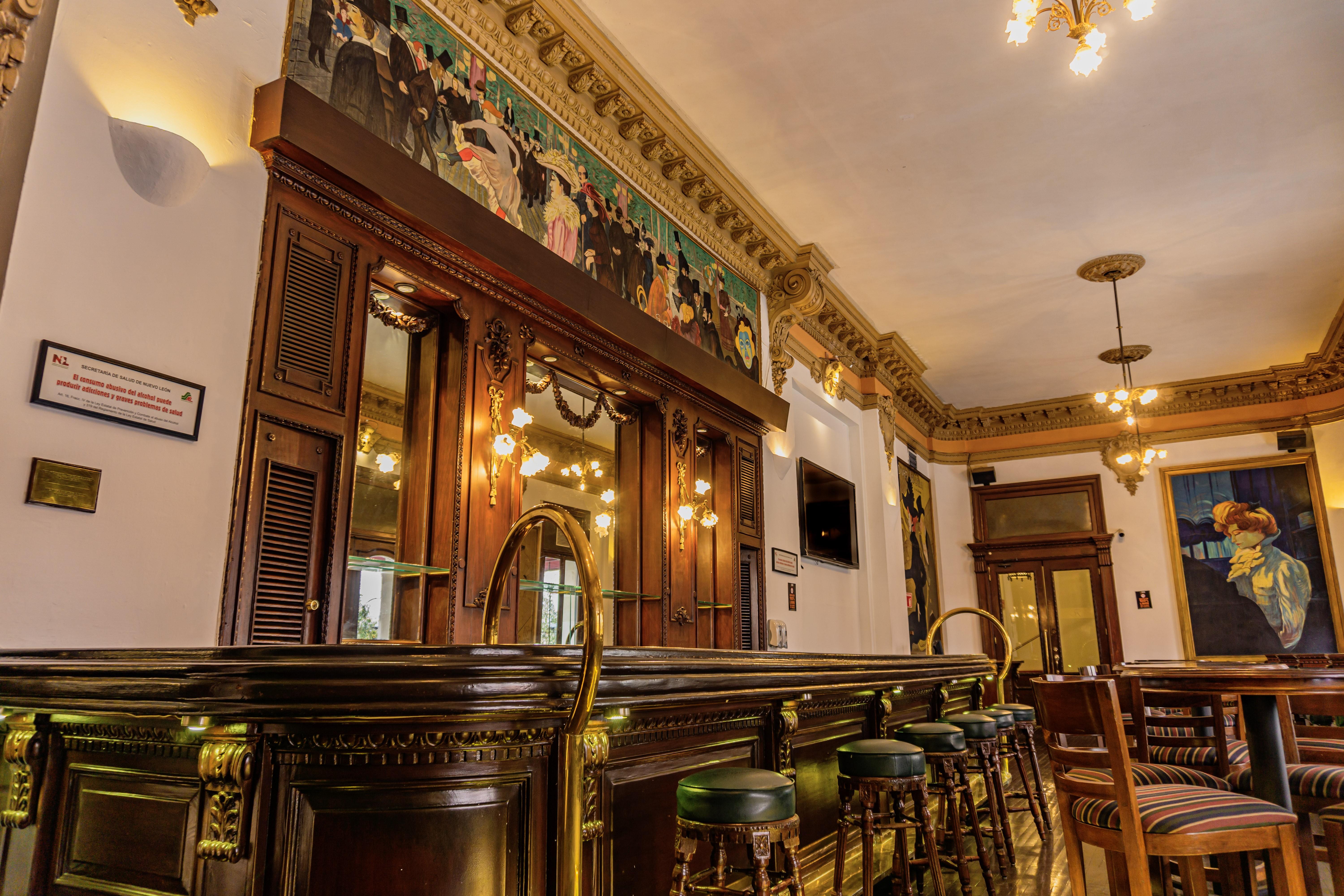 Gamma Monterrey Gran Hotel Ancira Buitenkant foto The bar at the 21 Club