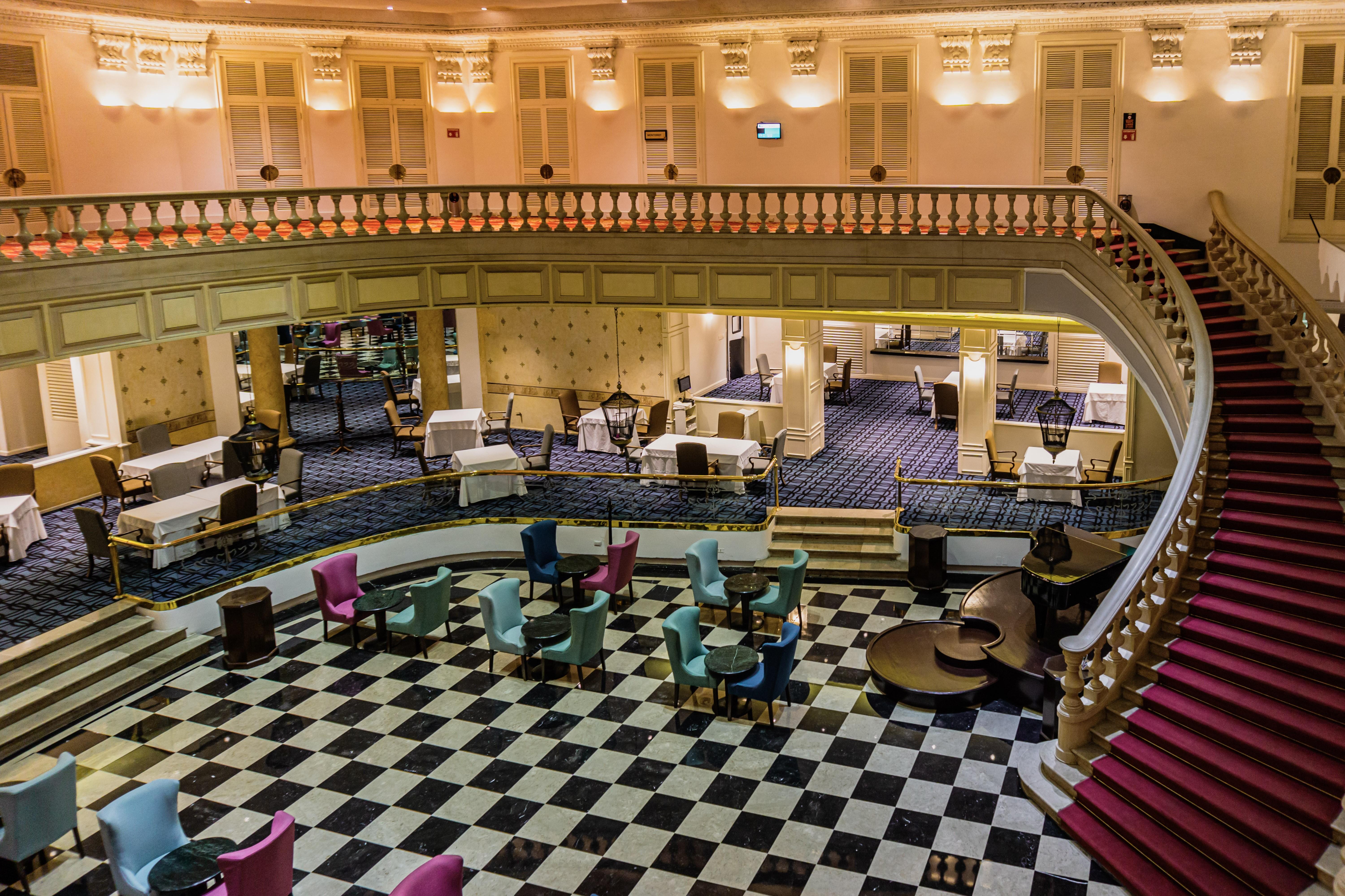 Gamma Monterrey Gran Hotel Ancira Buitenkant foto The lobby of the hotel