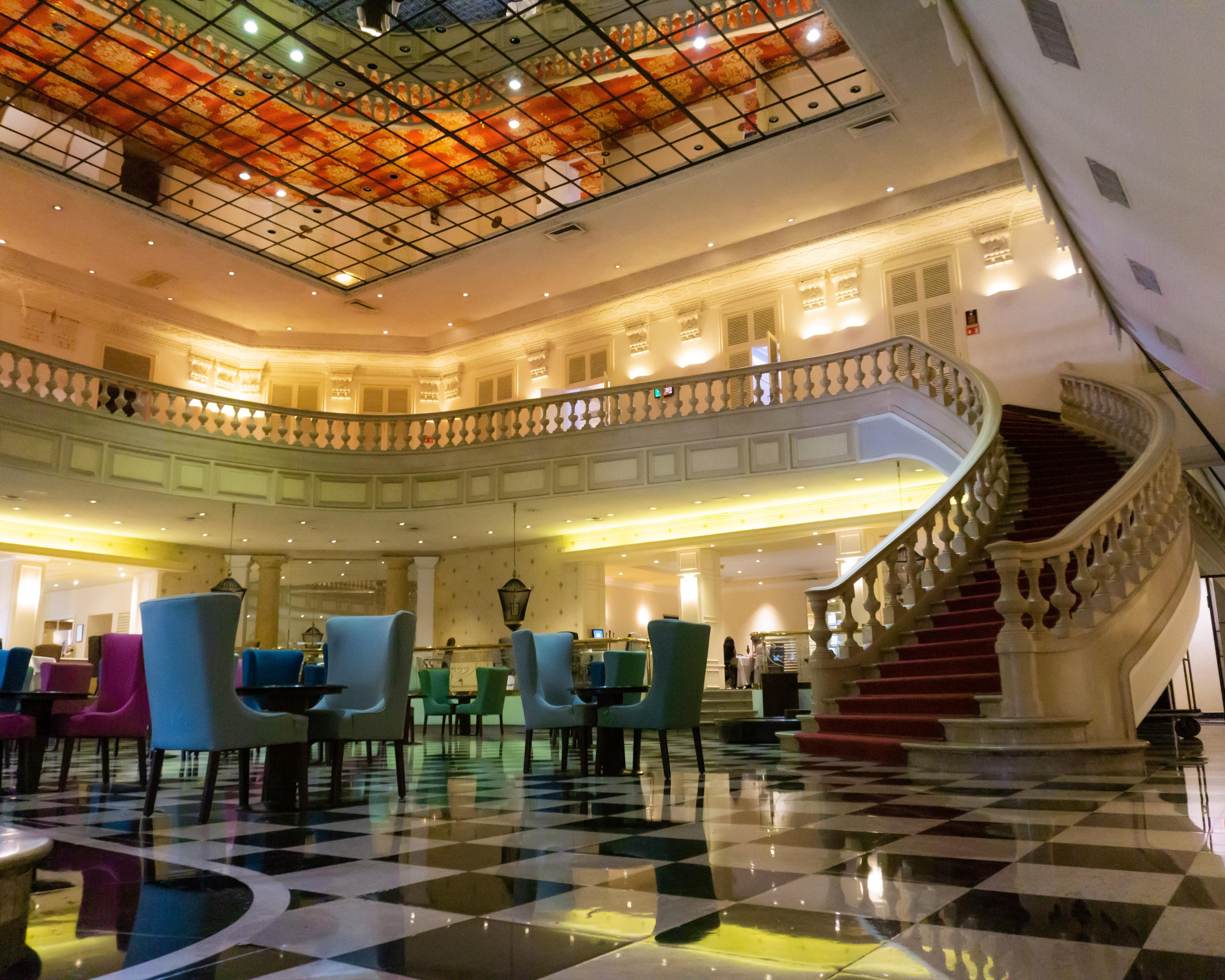 Gamma Monterrey Gran Hotel Ancira Buitenkant foto The lobby of the hotel